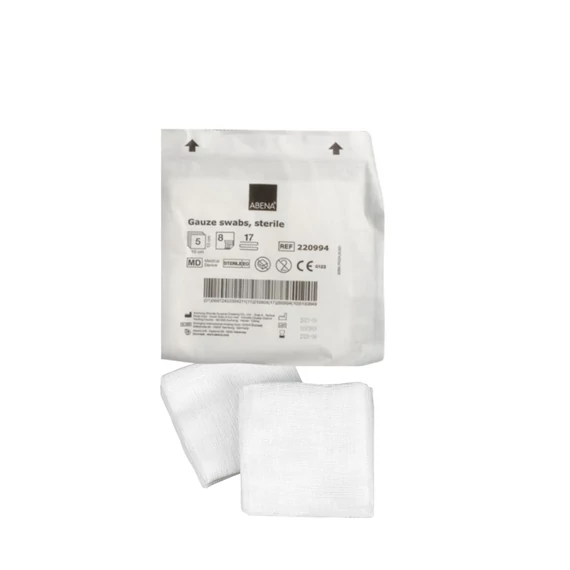 ABENA 10x10 hajtogatott steril mull-lap 2db