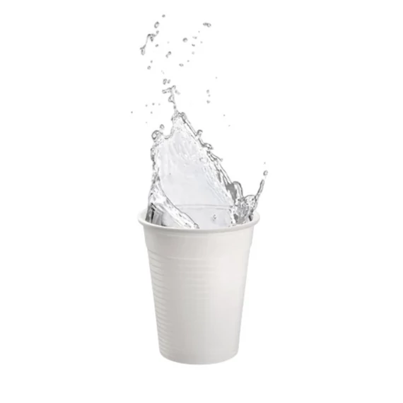 Műanyag pohár 50 db white